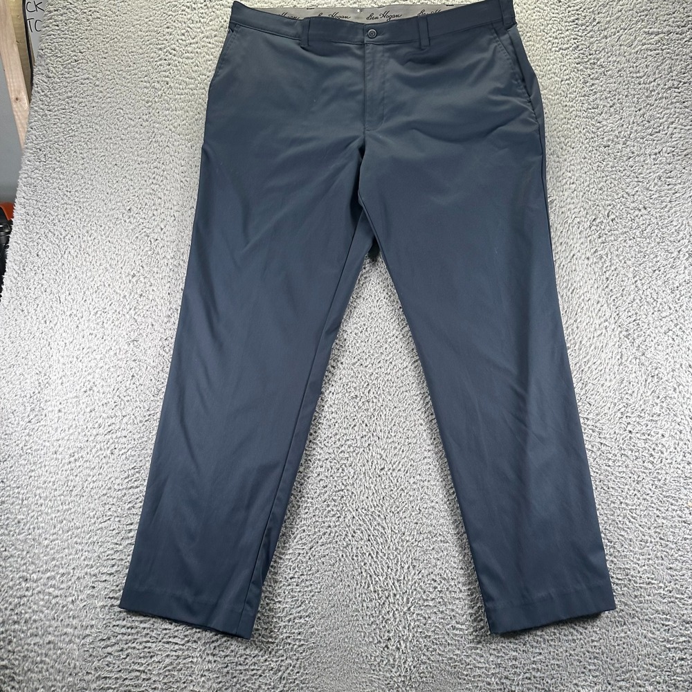 Ben Hogan Pant Mens 42x32 Blue Polyester Golf Performance Waistband Athletic